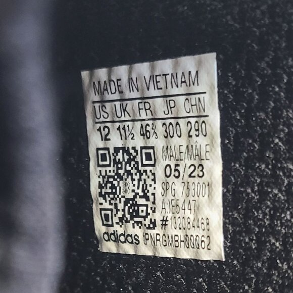 NEW Adidas Adizero 12.0 Glow In The Dark Football Cleats IE5447 Size 12 Black - Picture 7 of 8